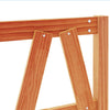 Braunes Kopfteil Vierka 135 cm (Kiefer)