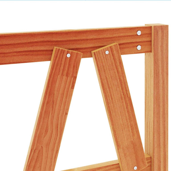 Braunes Kopfteil Vierka 160cm (Kiefer)