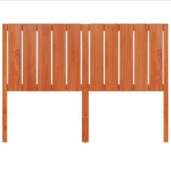 Braunes Kopfteil Sascau 135 cm (Kiefer)