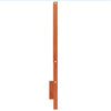 Braunes Kopfteil Sascau 135 cm (Kiefer)