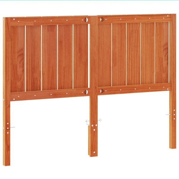 Braunes Kopfteil Sascau 135 cm (Kiefer)