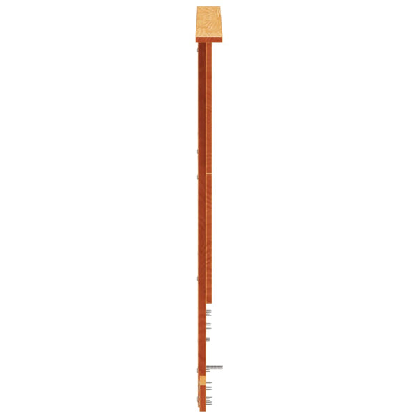 Braunes Kopfteil Diamandina 120cm (Kiefer)