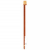 Braunes Kopfteil Diamandina 135 cm (Kiefer)