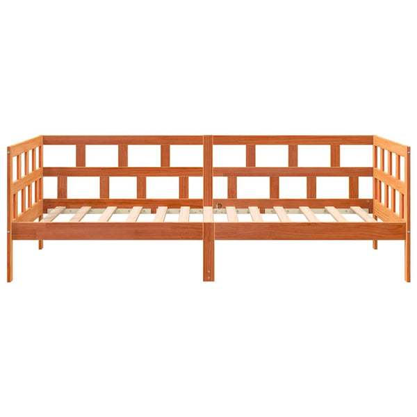 Couchbett Nuri 80x200cm, wachsig braun (Kiefer)