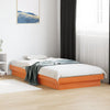 Vahanbraunes LED-Bettgestell Margretta 90x200cm (Kiefer)