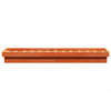 Bernsteinfarbenes LED-Bettgestell Margretta 100x200cm (Kiefer)