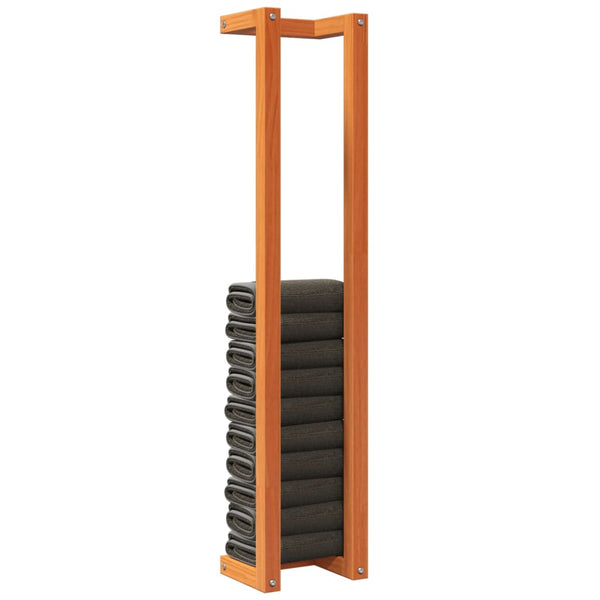 Gelbbrauner Handtuchhalter Linette 23x18x110cm (Kiefer)