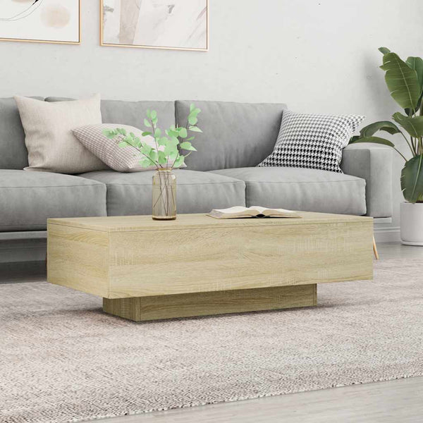 Sonoma Eiche Couchtisch Hordei 100x49,5x31cm (Holz)