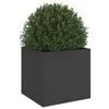 Blumenkasten Eusebie schwarz 42x40x39cm (kaltgewalzter Stahl)