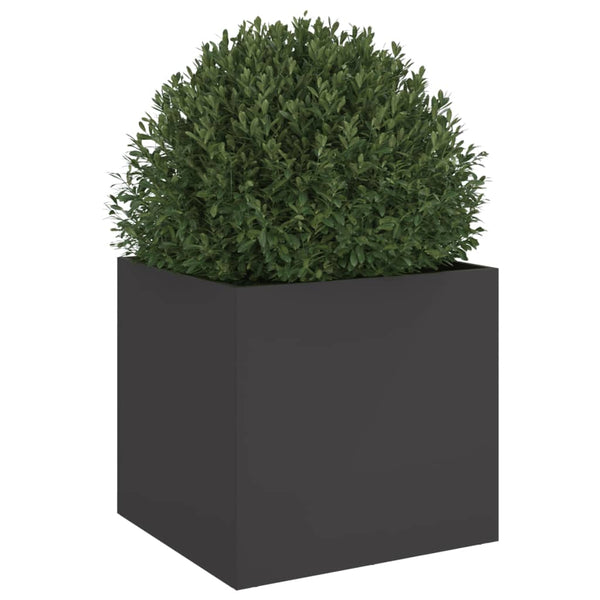 Blumenkasten Eusebie schwarz 42x40x39cm (kaltgewalzter Stahl)
