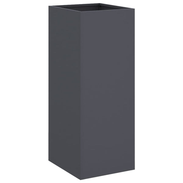 Blumenkasten Anthrazit Eusebie 32x27,5x75cm (kaltgewalzter Stahl)