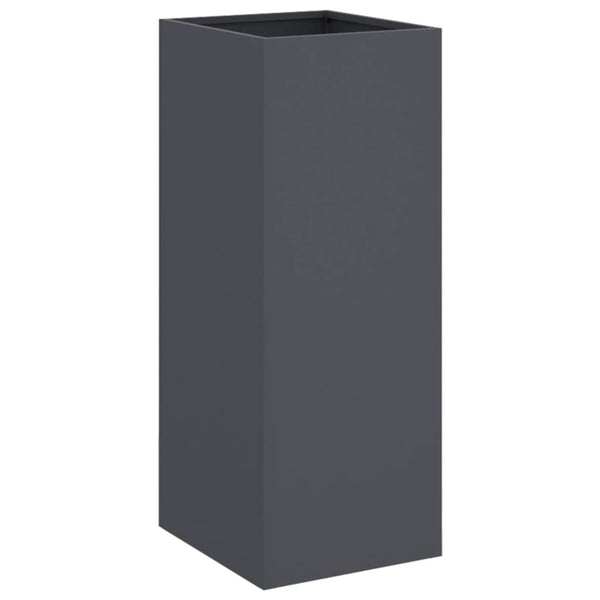 Blumenkasten Anthrazit Eusebie 32x27,5x75cm (kaltgewalzter Stahl)