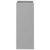 Silberner Blumenkasten Eusebie 32x27,5x75cm (verzinkter Stahl)
