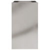 Silberner Blumenkasten Eusebie 42x38x75cm (Edelstahl)