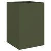 Olivenfarbener Blumenkasten Eusebie 52x48x75cm (kaltgewalzter Stahl)