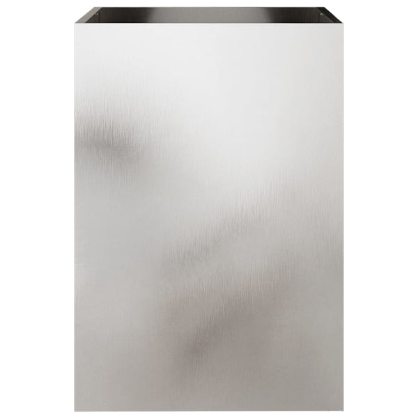 Blumenkasten Eusebie 52x48x75cm Silber (Edelstahl)