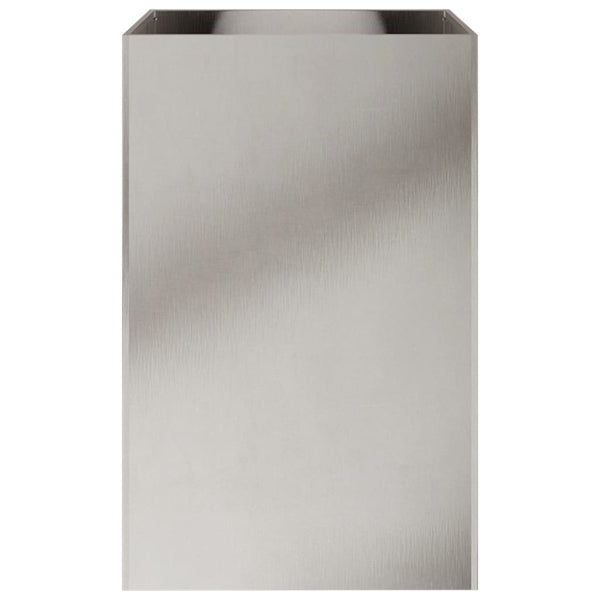 Blumenkasten Eusebie 52x48x75cm Silber (Edelstahl)