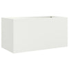 Weißer Blumenkasten Eusebie 62x30x29cm (Stahl)