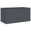 Blumenkasten Eusebie Anthrazit 62x30x29cm (kaltgewalzter Stahl)