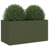 Blumenkasten olivegrün Eusebie 62x30x29cm (kaltgewalzter Stahl)