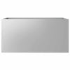 Blumenkasten Eusebie Silber 62x30x29cm (verzinkter Stahl)