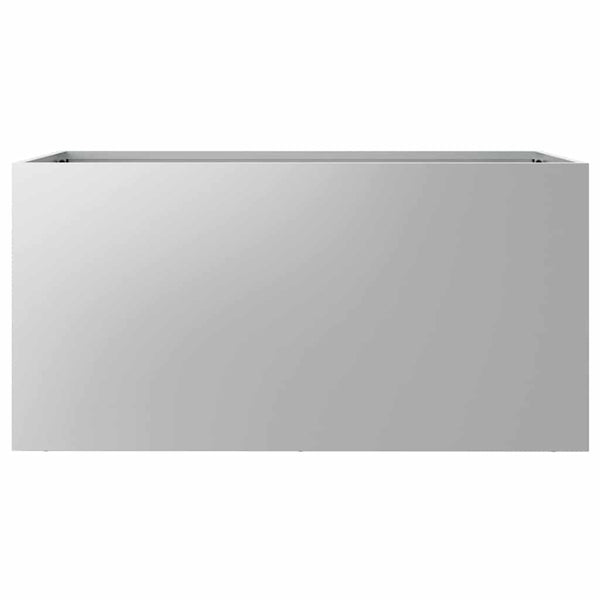Blumenkasten Eusebie Silber 62x30x29cm (verzinkter Stahl)