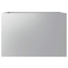 Silberner Blumenkasten Eusebie 62x40x39cm (verzinkter Stahl)