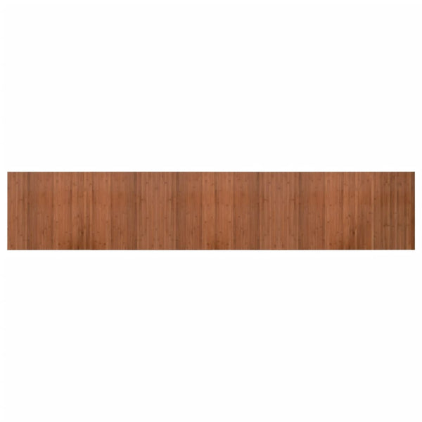 Brauner Teppich Rechteck Tatian 60x300cm (Bambus)