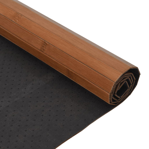 Brauner Teppich Rechteck Tatian 60x300cm (Bambus)