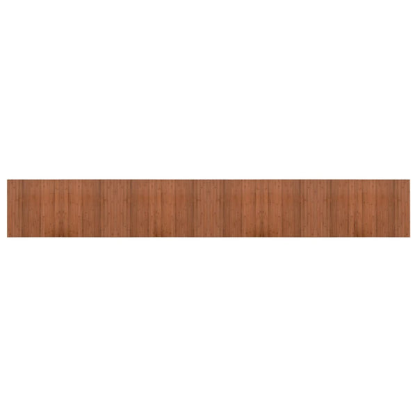 Brauner Teppich Rechteck Tatian 60x400cm (Bambus)