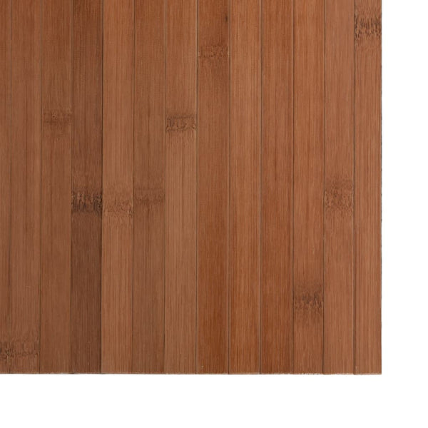 Brauner Teppich Rechteck Tatian 60x400cm (Bambus)