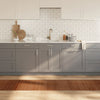 Brauner Teppich Rechteck Tatian 60x400cm (Bambus)