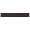 Dunkelbrauner Teppich rechteckig Tatian 60x400cm (Bambus)