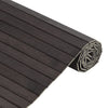 Dunkelbrauner Teppich rechteckig Tatian 60x400cm (Bambus)