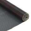 Dunkelbrauner Teppich rechteckig Tatian 60x400cm (Bambus)