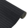 Schwarzer Teppich rechteckig Tatian 60x500cm (Bambus)