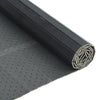 Grauer rechteckiger Teppich Tatian 60x500cm (Bambus)