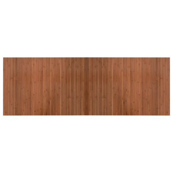 Brauner Teppich Rechteck Tatian 70x200cm (Bambus)