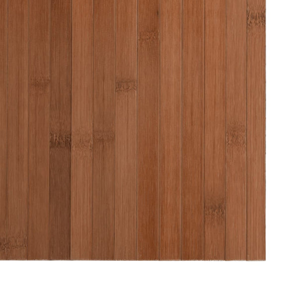 Brauner Teppich Rechteck Tatian 70x200cm (Bambus)