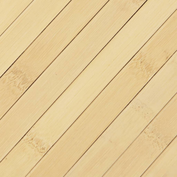 Heller Naturteppich rechteckig Tatian 70x300cm (Bambus)