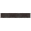Dunkelbrauner Teppich Rechteck Tatian 70x500cm (Bambus)