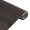 Dunkelbrauner Teppich Rechteck Tatian 70x500cm (Bambus)