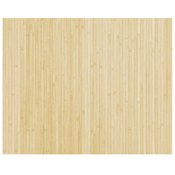 Heller Naturteppich rechteckig Tatian 80x100cm (Bambus)