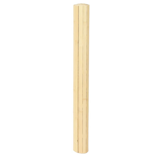 Heller Naturteppich rechteckig Tatian 80x100cm (Bambus)