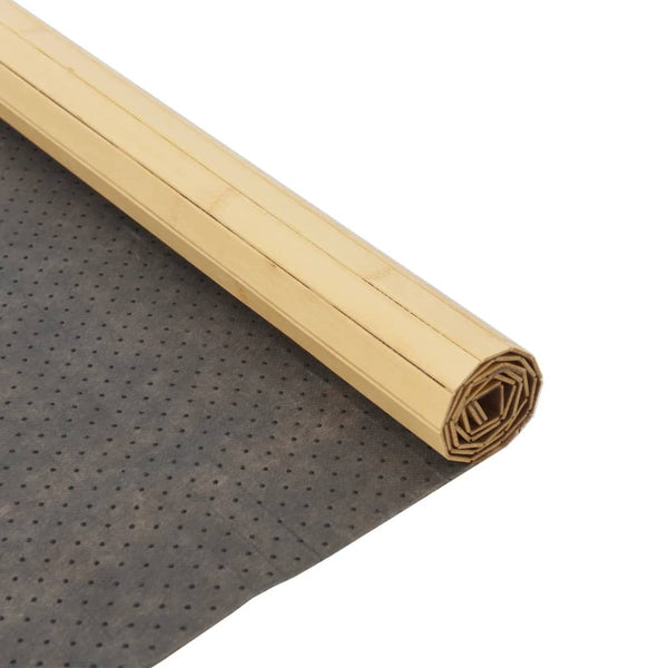 Heller Naturteppich rechteckig Tatian 80x100cm (Bambus)