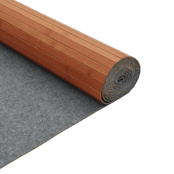 Rechteckiger Teppich Tatiana 80x300cm (Bambus), braun
