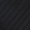 Schwarzer Teppich rechteckig Tatian 80x500cm (Bambus)