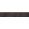 Dunkelbrauner Teppich Rechteck Tatian 80x500cm (Bambus)