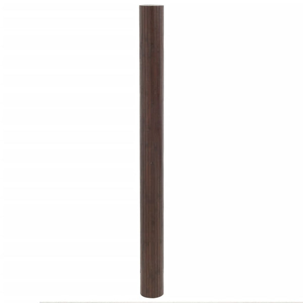 Dunkelbrauner Teppich Rechteck Tatian 80x500cm (Bambus)