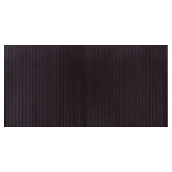 Dunkelbrauner Teppich Rechteck Tatian 100x200cm (Bambus)